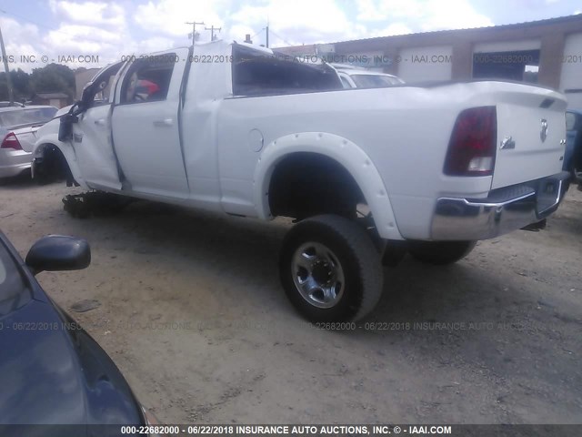 3C6UD5ML4CG175379 - 2012 DODGE RAM 2500 SLT WHITE photo 3