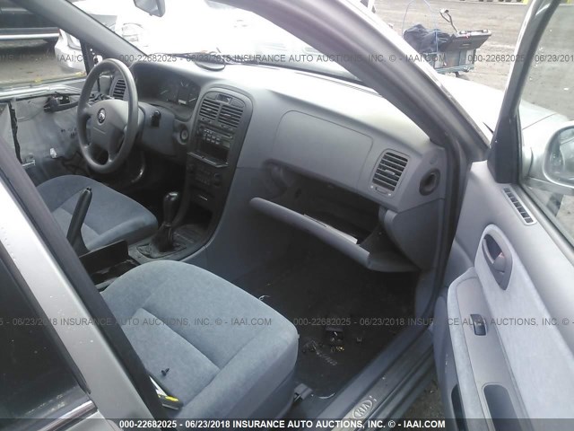 KNAGD126445331874 - 2004 KIA OPTIMA LX/EX SILVER photo 5