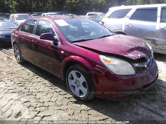 1G8ZS57BX9F188827 - 2009 SATURN AURA XE RED photo 1