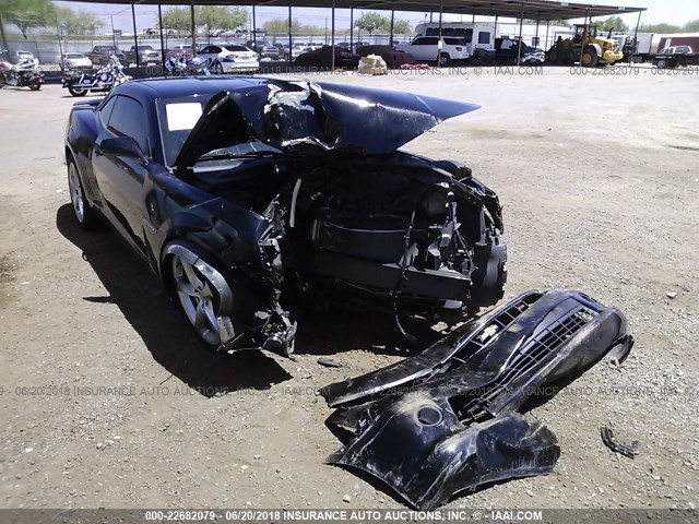 2G1FD1E37F9243562 - 2015 CHEVROLET CAMARO LT BLACK photo 6