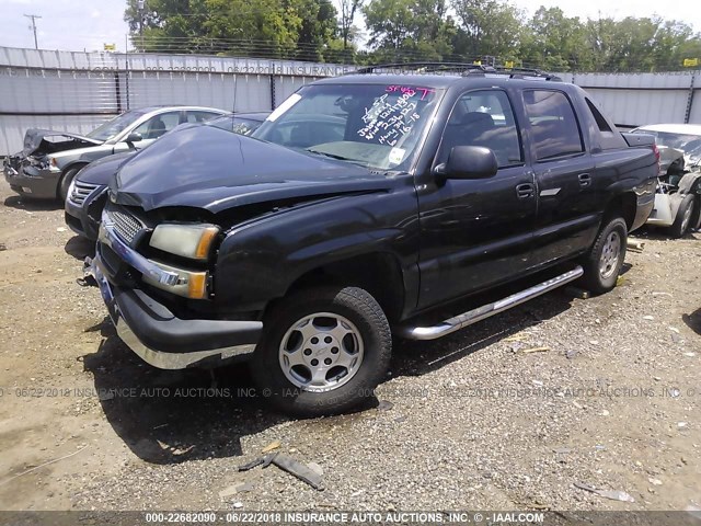 3GNEC12T34G236127 - 2004 CHEVROLET AVALANCHE C1500 GRAY photo 2