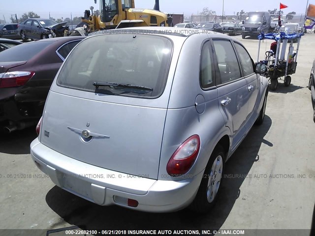 3A4FY58B86T346664 - 2006 CHRYSLER PT CRUISER TOURING SILVER photo 4