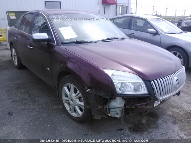 1MEHM42WX8G623689 - 2008 MERCURY SABLE PREMIER RED photo 1