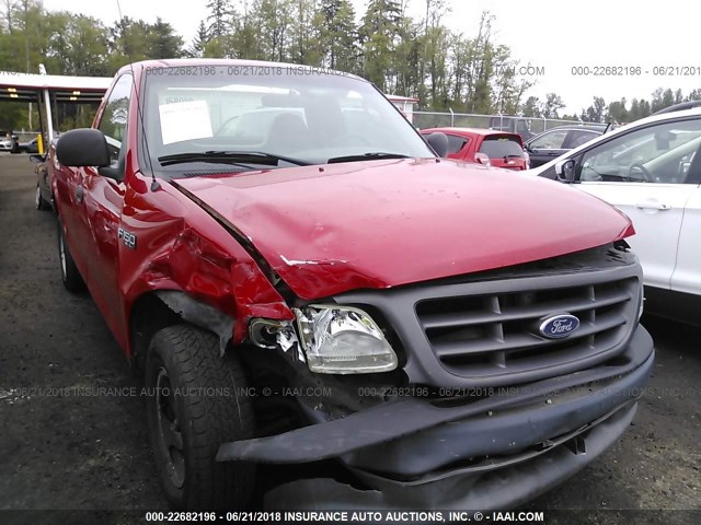 2FTRF17244CA68092 - 2004 FORD F-150 HERITAGE CLASSIC RED photo 1