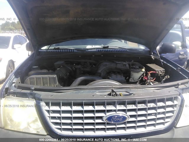 1FMZU72K94UC24395 - 2004 FORD EXPLORER XLS/XLS SPORT BLUE photo 10