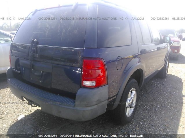 1FMZU72K94UC24395 - 2004 FORD EXPLORER XLS/XLS SPORT BLUE photo 4