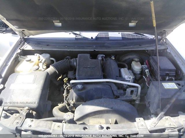 1GNDT13S842251099 - 2004 CHEVROLET TRAILBLAZER LS/LT SILVER photo 10