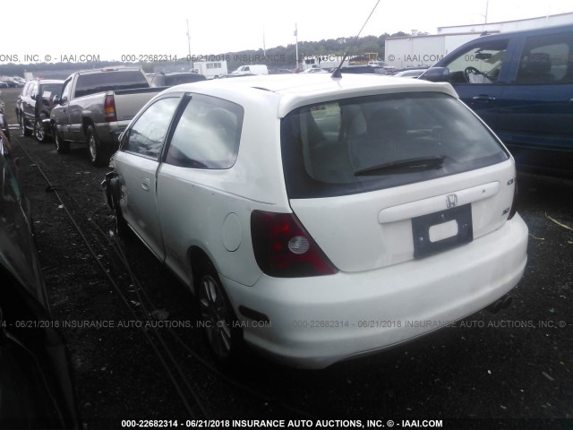 SHHEP33692U304112 - 2002 HONDA CIVIC SI WHITE photo 3