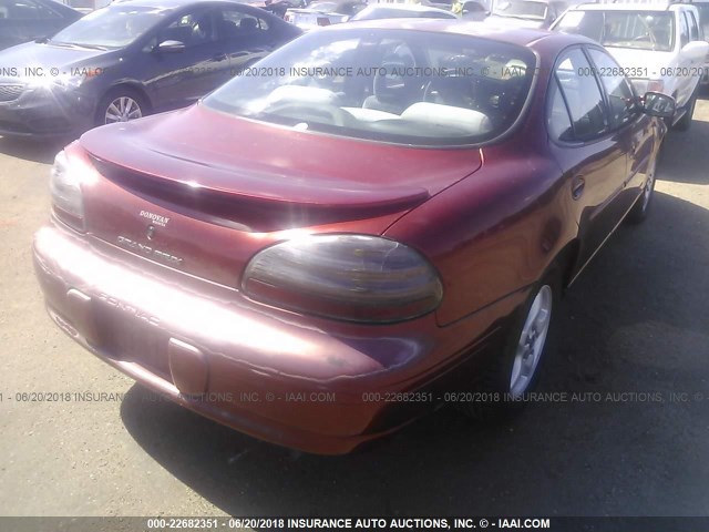 1G2WK52J61F132268 - 2001 PONTIAC GRAND PRIX SE BURGUNDY photo 4