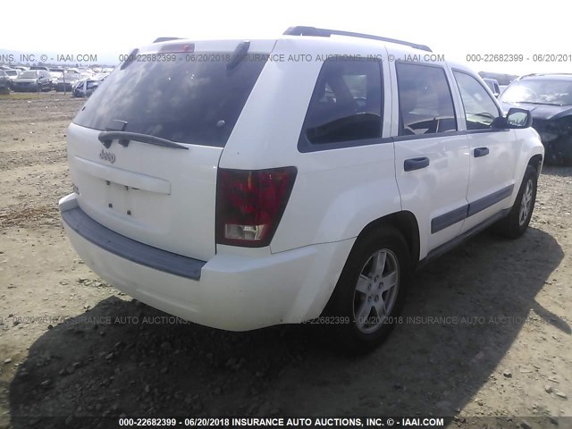 1J4GR48KX6C107513 - 2006 JEEP GRAND CHEROKEE LAREDO/COLUMBIA/FREEDOM 白色 照片 4