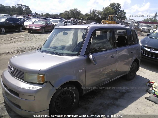 JTLKT324750170496 - 2005 TOYOTA SCION XB ვერცხლისფერი ფოტო 2