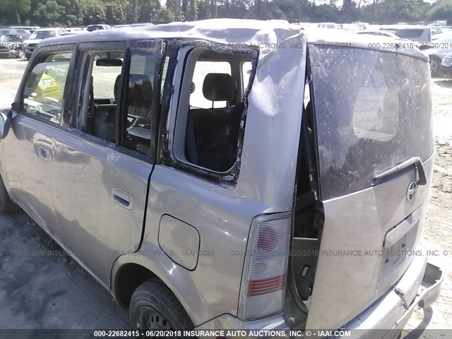 JTLKT324750170496 - 2005 TOYOTA SCION XB ვერცხლისფერი ფოტო 6