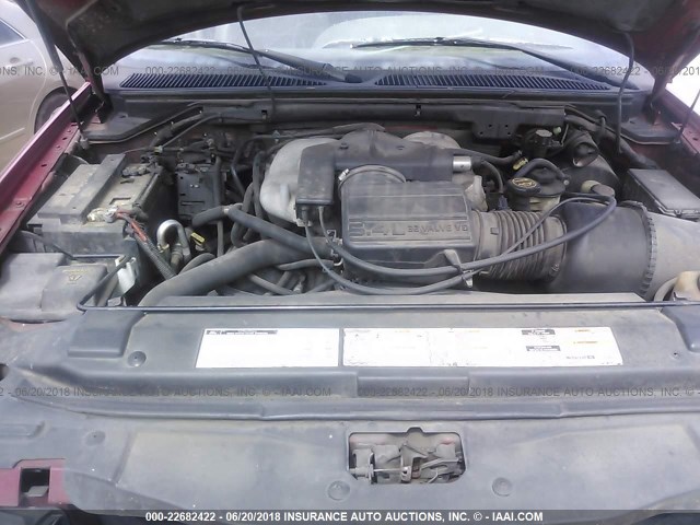 5LMEU27R12LJ05487 - 2002 LINCOLN NAVIGATOR RED photo 10