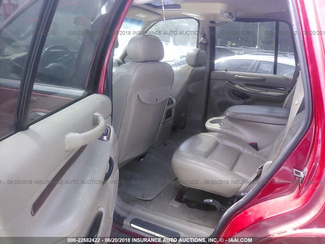 5LMEU27R12LJ05487 - 2002 LINCOLN NAVIGATOR RED photo 8
