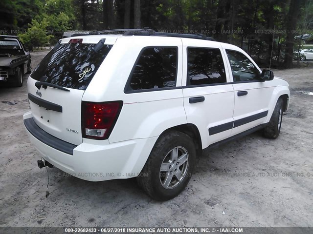 1J4GR48K85C515457 - 2005 JEEP GRAND CHEROKEE LAREDO/COLUMBIA/FREEDOM 白色 照片 4