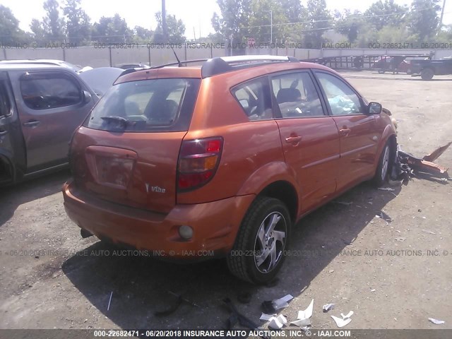 5Y2SL62874Z413234 - 2004 PONTIAC VIBE ORANGE photo 4