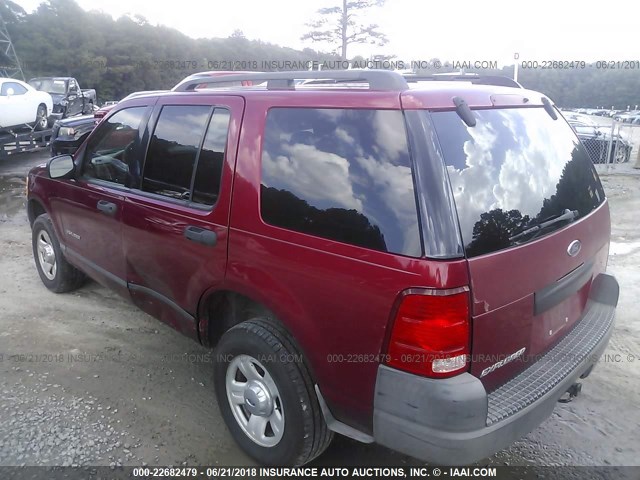 1FMZU72K04UA01565 - 2004 FORD EXPLORER XLS/XLS SPORT RED photo 3