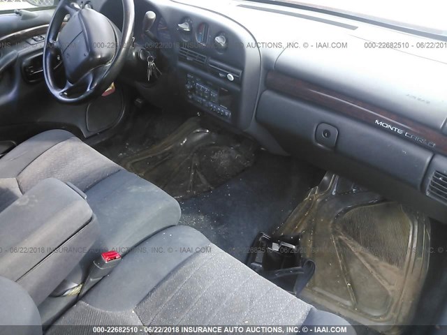 2G1WW12M7X9132793 - 1999 CHEVROLET MONTE CARLO LS 红色 照片 5