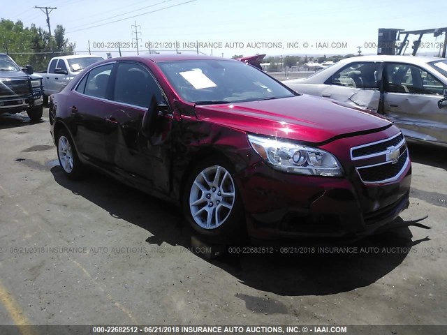 1G11D5SR6DF175611 - 2013 CHEVROLET MALIBU 1LT RED photo 1