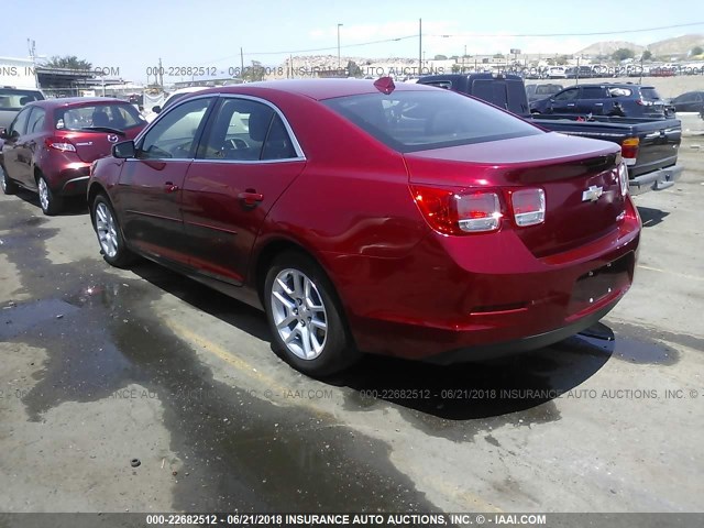 1G11D5SR6DF175611 - 2013 CHEVROLET MALIBU 1LT RED photo 3