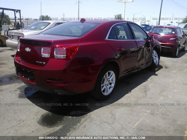 1G11D5SR6DF175611 - 2013 CHEVROLET MALIBU 1LT RED photo 4