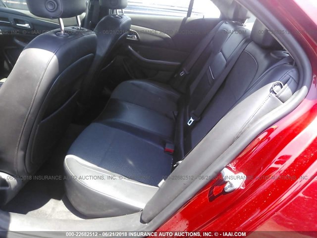 1G11D5SR6DF175611 - 2013 CHEVROLET MALIBU 1LT RED photo 8
