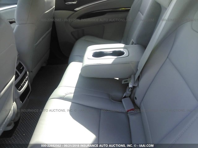 5FRYD4H43EB045866 - 2014 ACURA MDX TECHNOLOGY GRAY photo 8