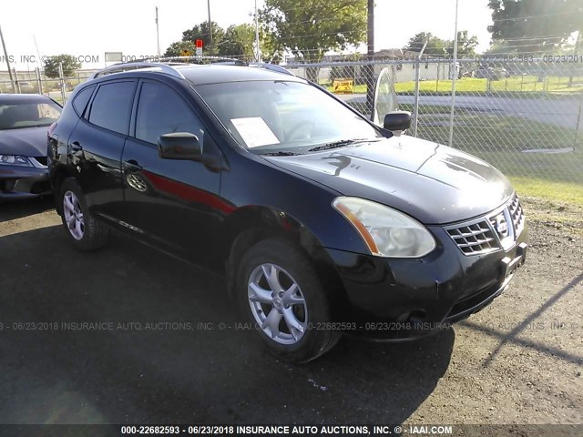 JN8AS58T48W302186 - 2008 NISSAN ROGUE S/SL BLACK photo 1