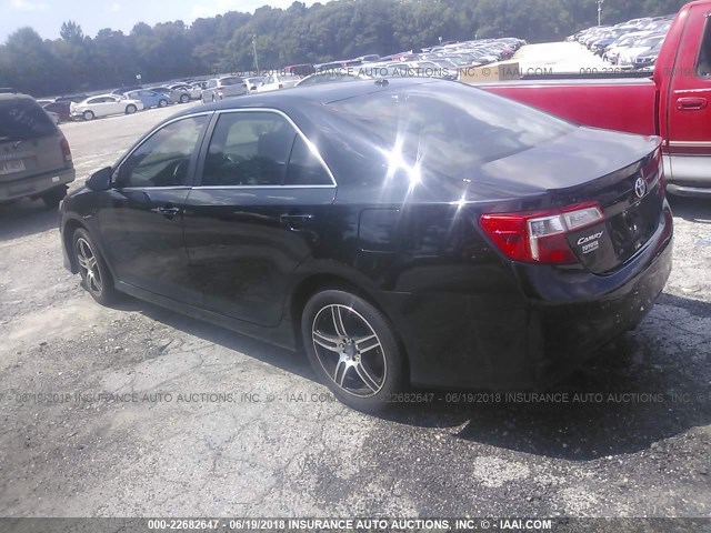 4T1BF1FK9DU259571 - 2013 TOYOTA CAMRY L/SE/LE/XLE 黑色 照片 3