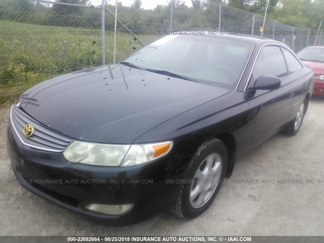 2T1CF22P13C609738 - 2003 TOYOTA CAMRY SOLARA SE/SLE შავი ფოტო 2