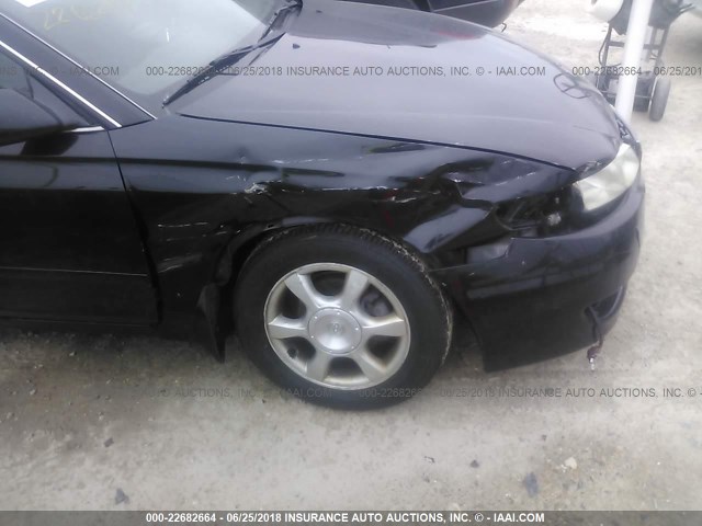 2T1CF22P13C609738 - 2003 TOYOTA CAMRY SOLARA SE/SLE შავი ფოტო 6