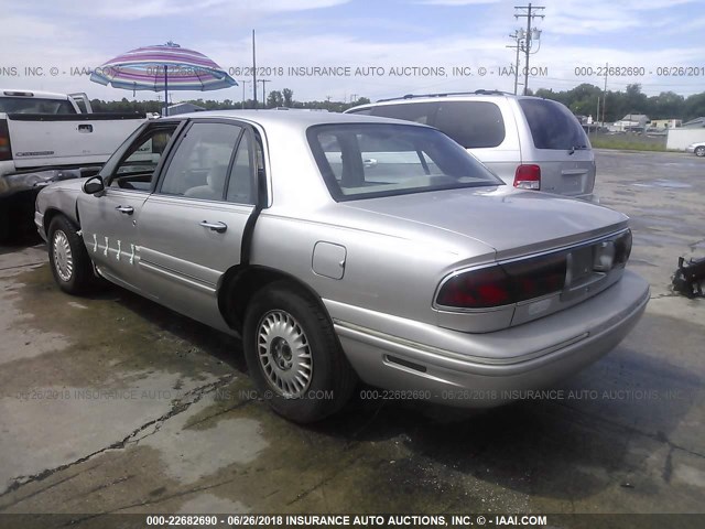 1G4HR52KXVH567521 - 1997 BUICK LESABRE LIMITED SILVER photo 3