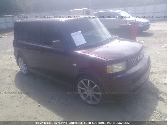 JTLKT324350196738 - 2005 TOYOTA SCION XB ბურგუნდია ფოტო 1