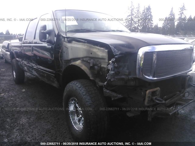 1FTSW31F62ED06573 - 2002 FORD F350 SRW SUPER DUTY BLACK photo 1