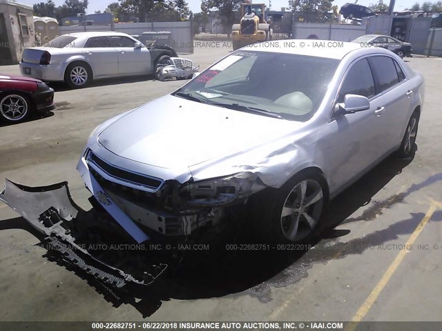 1G1ZC5E13BF283323 - 2011 CHEVROLET MALIBU 1LT 灰色 照片 2