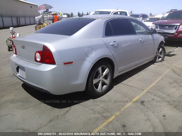 1G1ZC5E13BF283323 - 2011 CHEVROLET MALIBU 1LT 灰色 照片 4