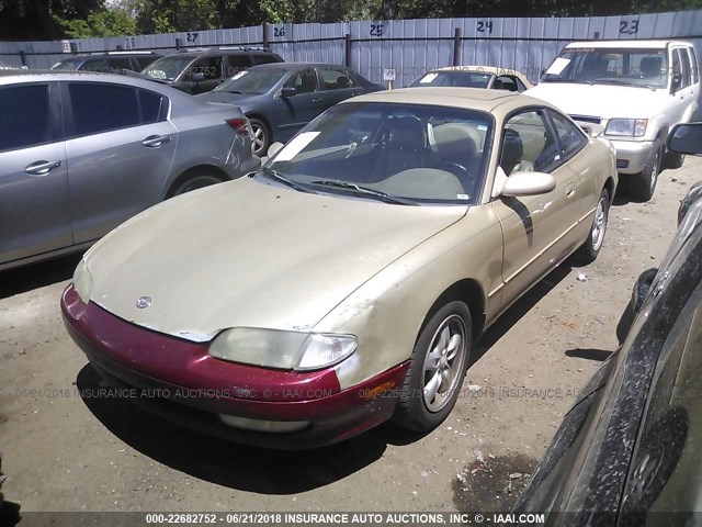 1YVGE31D3T5564195 - 1996 MAZDA MX-6 LS GOLD photo 2