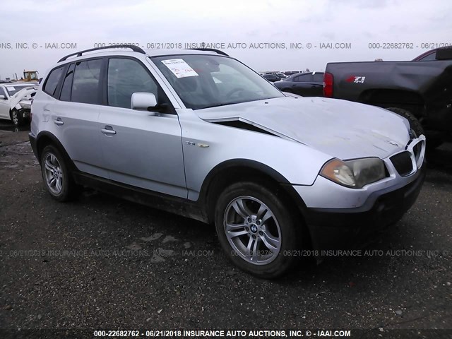 WBXPA93435WD21667 - 2005 BMW X3 3.0I SILVER photo 1