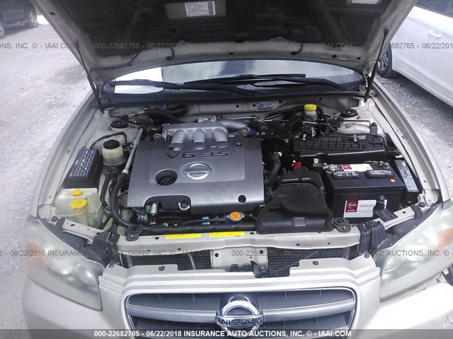 JN1DA31D42T454094 - 2002 NISSAN MAXIMA GLE/GXE/SE TAN photo 10