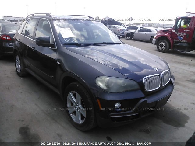 5UXFE83538L164790 - 2008 BMW X5 4.8I Dark Blue photo 1