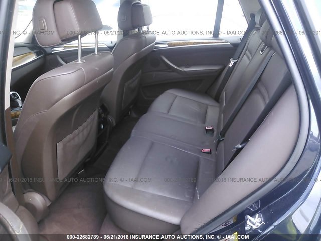 5UXFE83538L164790 - 2008 BMW X5 4.8I Dark Blue photo 8