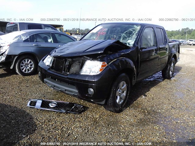 1N6AD0ER3CC444456 - 2012 NISSAN FRONTIER S/SV/SL/PRO-4X BLACK photo 2