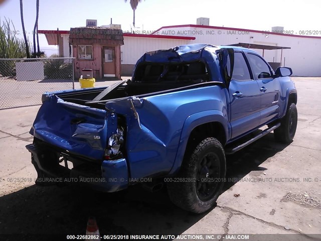 3TMCZ5AN1GM005399 - 2016 TOYOTA TACOMA DBL CAB/SR/SR5/TRD SPT/OR BLUE photo 6