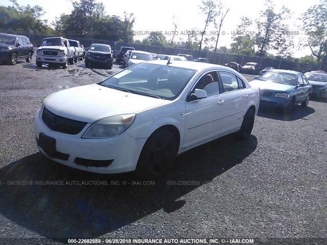 1G8ZS57N18F180835 - 2008 SATURN AURA XE WHITE photo 2