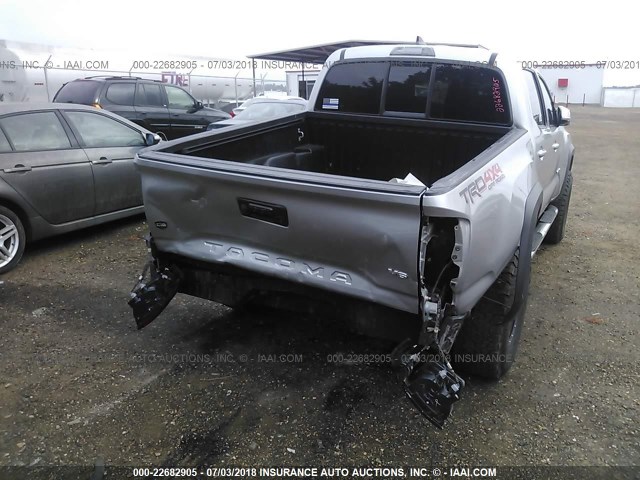 5TFCZ5AN6GX003996 - 2016 TOYOTA TACOMA DBL CAB/SR/SR5/TRD SPT/OR SILVER photo 6