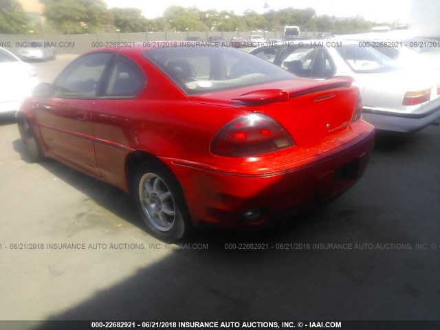 1G2NW12E73C248630 - 2003 PONTIAC GRAND AM GT RED photo 3