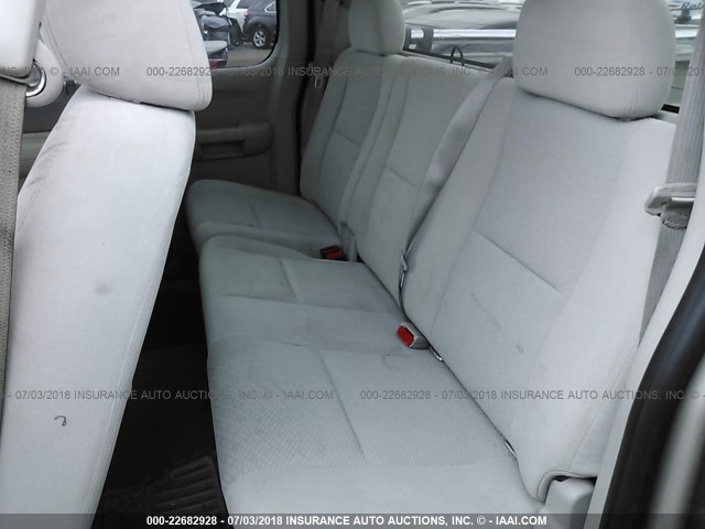 1GTEC19J58Z314040 - 2008 GMC SIERRA C1500 GRAY photo 8