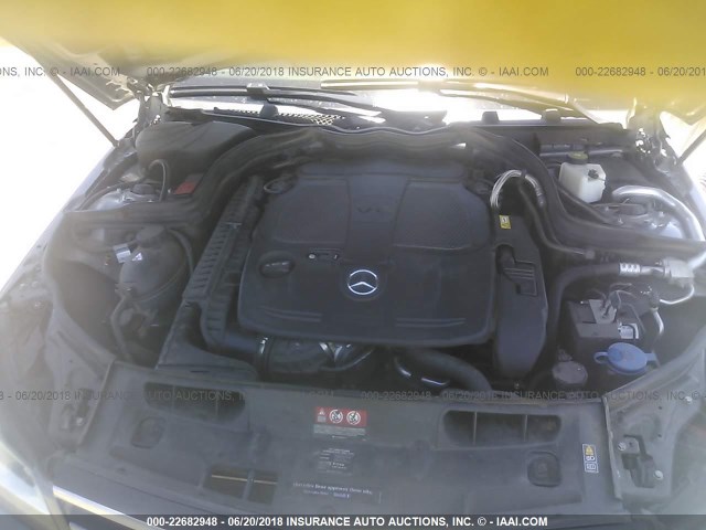 WDDGF8AB6EA943240 - 2014 MERCEDES-BENZ C 300 4MATIC SILVER photo 10