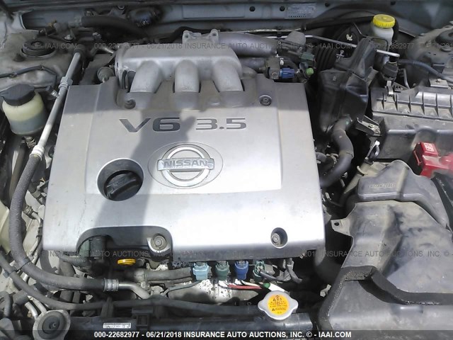 JN1DA31D93T507003 - 2003 NISSAN MAXIMA GLE/GXE/SE SILVER photo 10