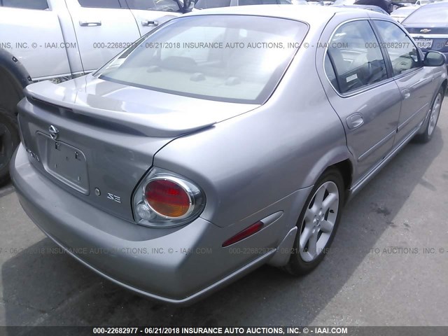 JN1DA31D93T507003 - 2003 NISSAN MAXIMA GLE/GXE/SE SILVER photo 4